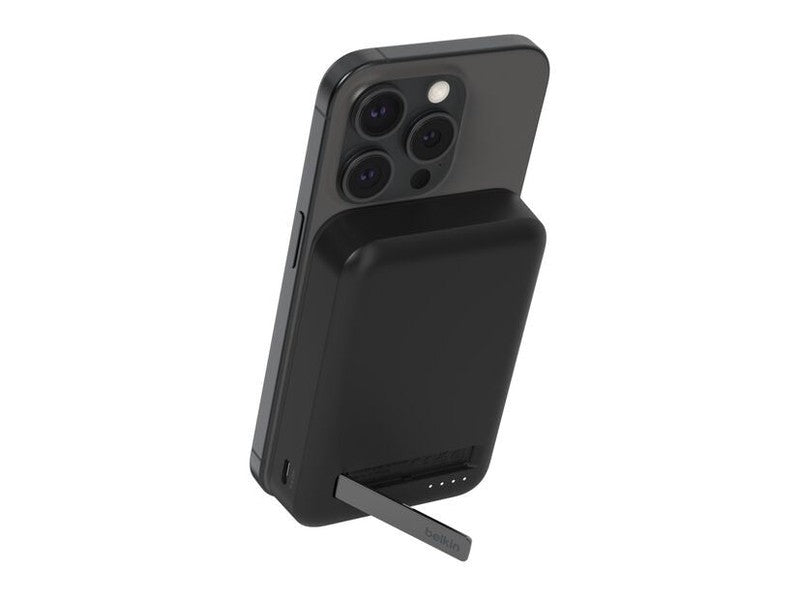 Belkin BoostCharge Pro Magnetic 10K Power Bank w/ Qi2 15W +USB-C Cable 1M +Integrated Kickstand -Black BPD008BTBK , 2xUSB, $2500 CEW, 2YR