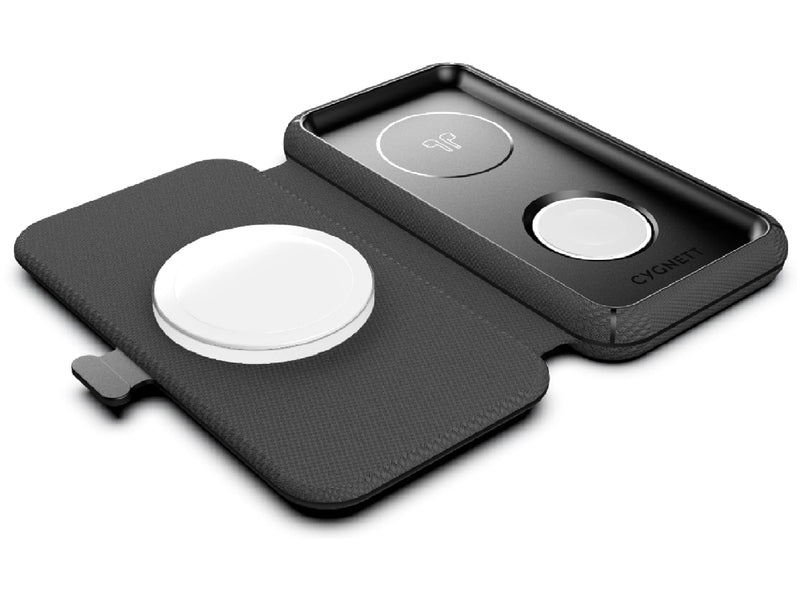 Cygnett MagTravel 15W 3-in-1 Wireless Charger - Black