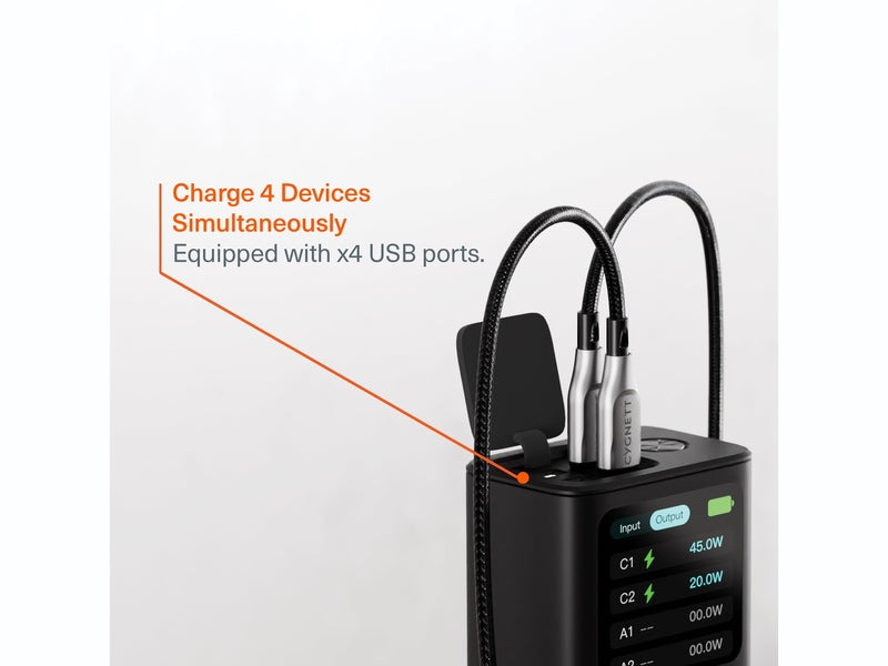 Cygnett Titan 30KmAh Laptop 65W Power Bank - Black