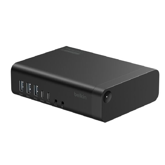 Belkin Connect Universal 16-Port Triple Display USB-C Dock - Black(INC029auBK), 140W PD, 10Gbps, DisplayLink, Universal Compatibility, 3YR