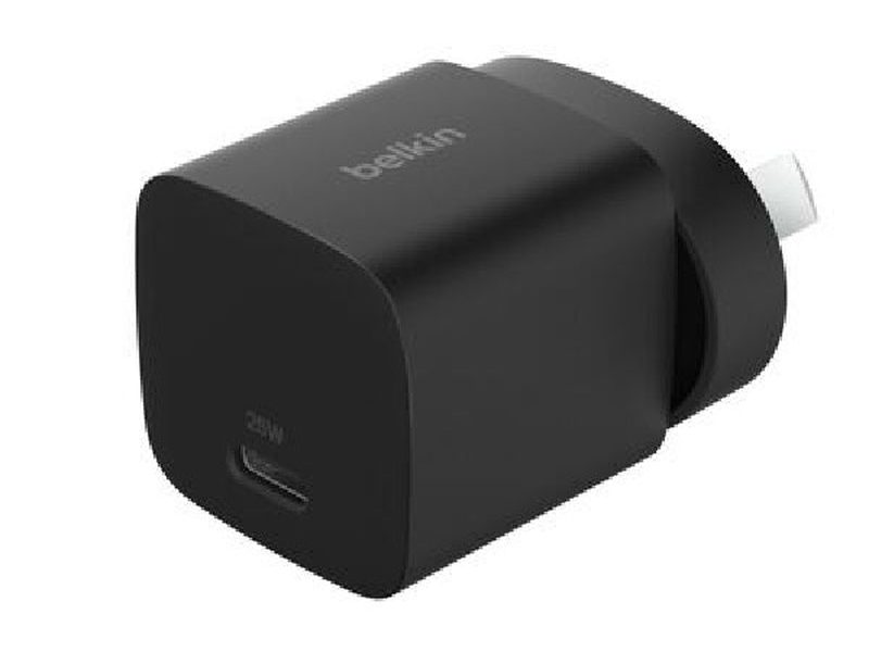 Belkin BoostCharge 25W USB-C PD 3.1 Cubic Wall Charger - Black WCA012AUBK , Best for iPhone & Samsung, $2500 CEW, 2YR