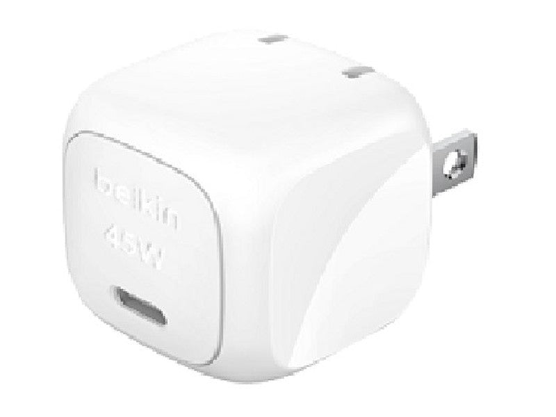 Belkin BoostCharge Compact 45W USB-C PD 3.1 Wall Charger - White