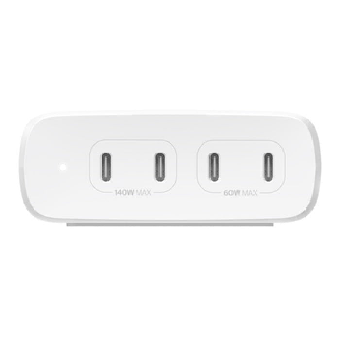 Belkin BoostCharge Pro 200W 4-Port USB-C GaN Laptop Charger (WCH015auWH), PPS, Universal compatibility, CEW $2500 , 1.5M Power Cord, 2YR