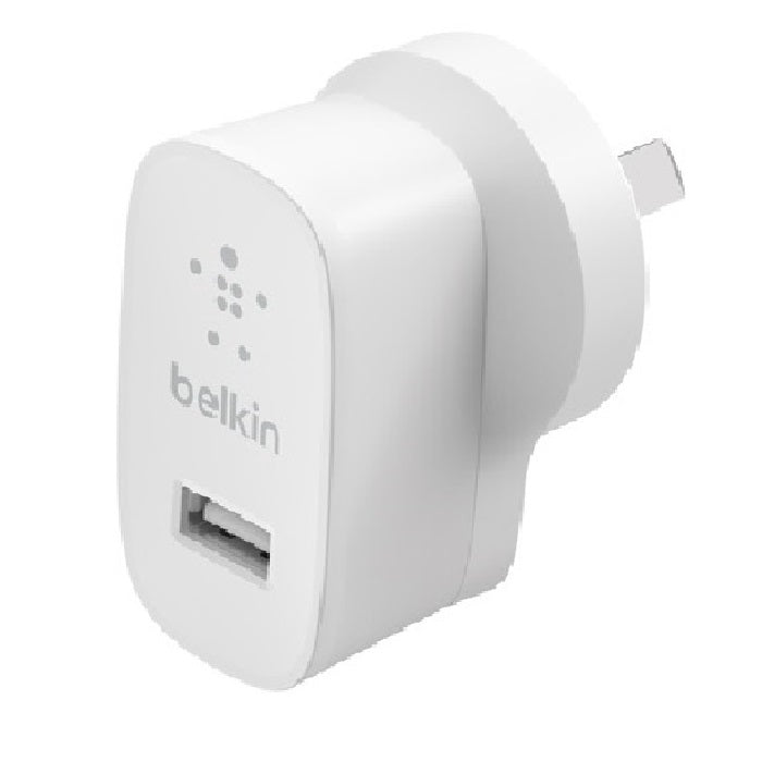 Belkin BoostCharge 12W USB-A Wall Charger - White (WCA002auWH), Portable & Powerful, Lightweight & Compact, $2500 CEW, 2YR