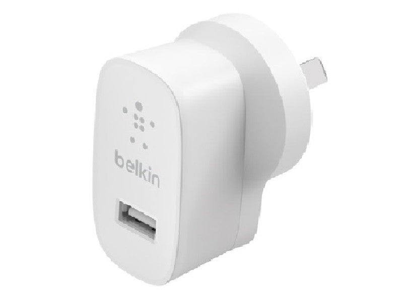 Belkin BoostCharge 12W USB-A Wall Charger - White WCA002auWH , Portable & Powerful, Lightweight & Compact, $2500 CEW, 2YR
