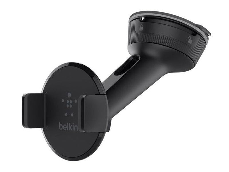 Belkin Universal Car Mount - Black F8M978BT , 360 Degree Rotation, Fits up to 6' Screen Size, Securely Attaches to Dash & Window, 2YR