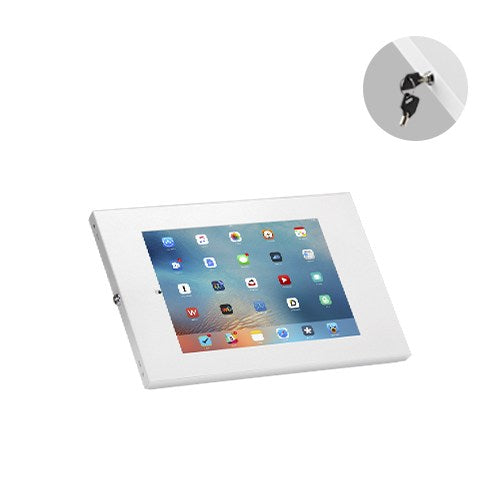 Brateck PAD34-01 Anti-Theft Tablet Wall Enclosure 9.7-11-Inch White