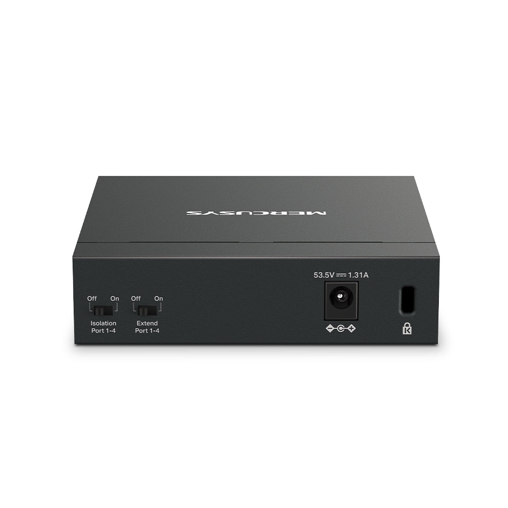 TP-Link Mercusys MS105GP 5-Port Gigabit Desktop Switch, 4-Port PoE+