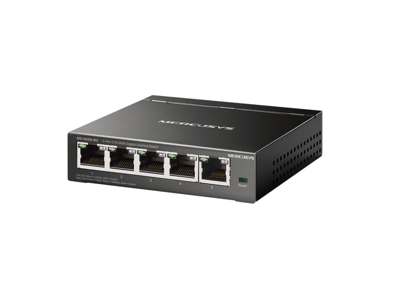 TP-Link Mercusys MS105GS-M2 5-Port 2.5G Multi-Gigabit Desktop Switch