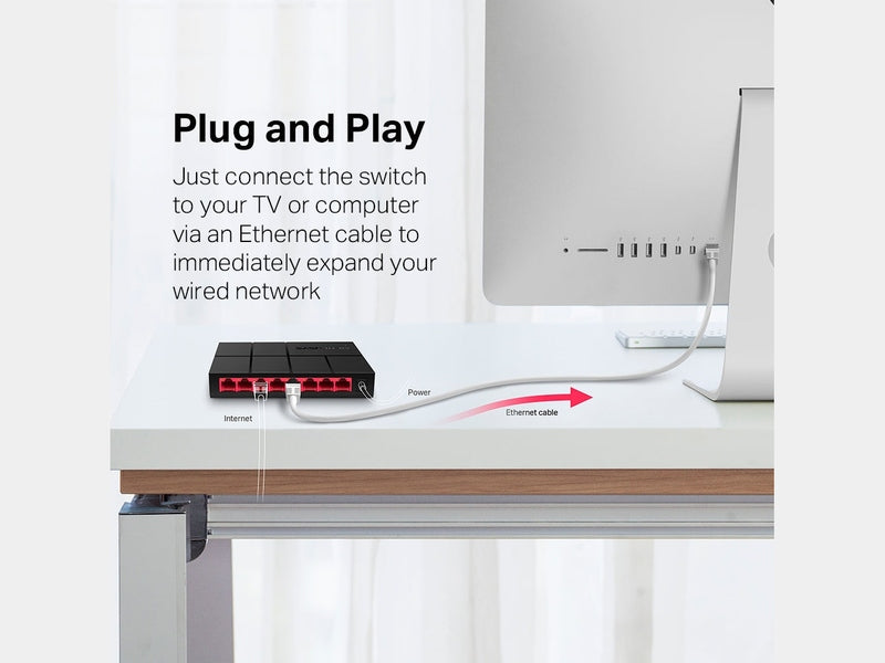 TP-Link Mercusys MS108G 8-Port Gigabit Desktop Switch
