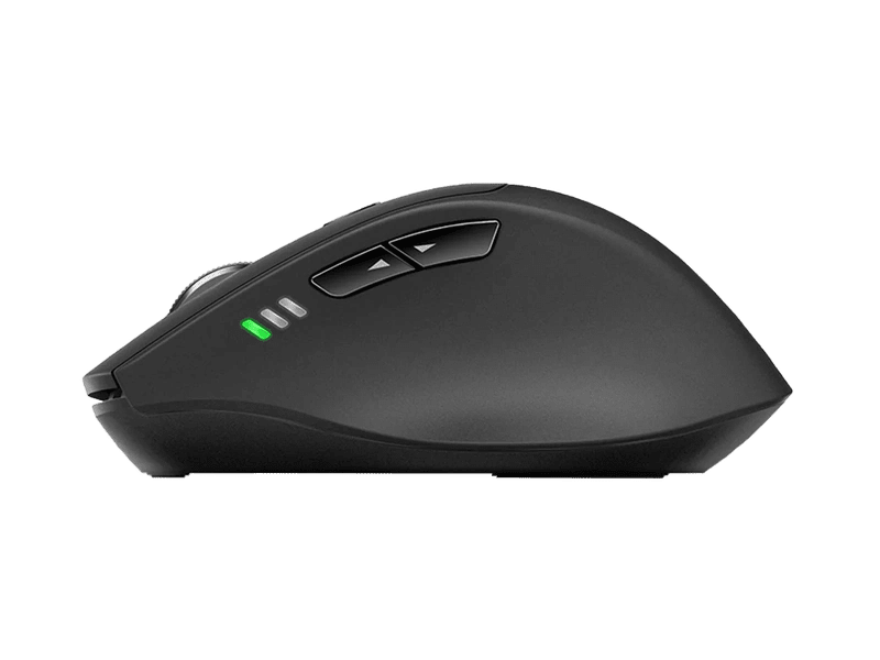 RAPOO MT550L Multi-Mode Wireless Ergonomic Optical Mouse -7 evels adjustable DPI, Smart Switch up to 5 devices, Ideal for Desktop PC, Notebook