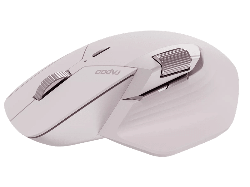 RAPOO MT760L Pink Multi-mode Wireless Mouse -Switch between Bluetooth 5.0 and 2.4G -adjust DPI from 800 to 4000