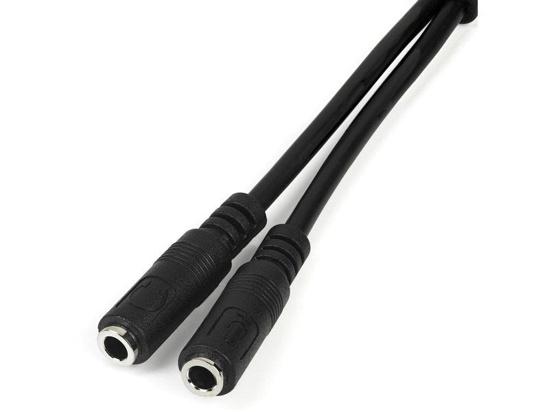 StarTech 3.5MM Stereo Splitter Cable 4-Position To 2X 3-Position M/F