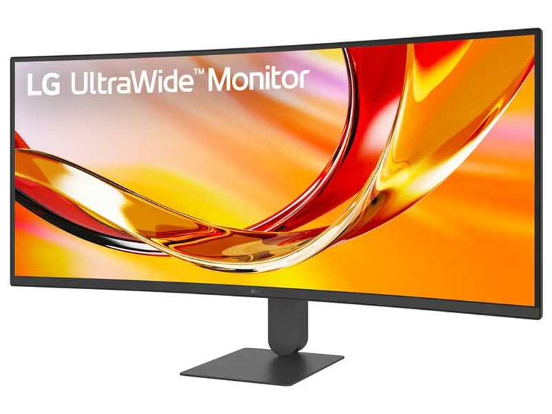 LG 34" UltraWide™ WQHD Curved 144Hz Monitor, 3440x1440, 1800R Curved, sRGB 99%, HDR10, 2xHDMI, DP 1.4, AMD FreeSync™, KVM Switch 34U620B-B