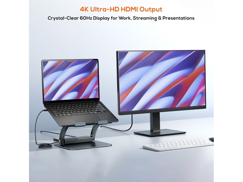 mbeat® Stage P6 Laptop Stand with USB-C Dock