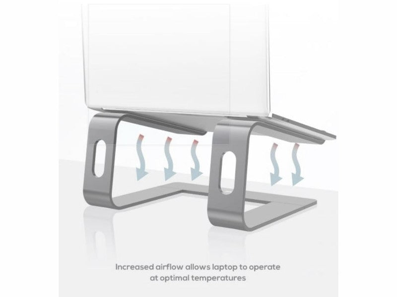mbeat® Stage S1 Elevated Laptop Stand up to 16" Laptop Space Grey Material: Aluminium Alloy Product Weight: 0.9 kg