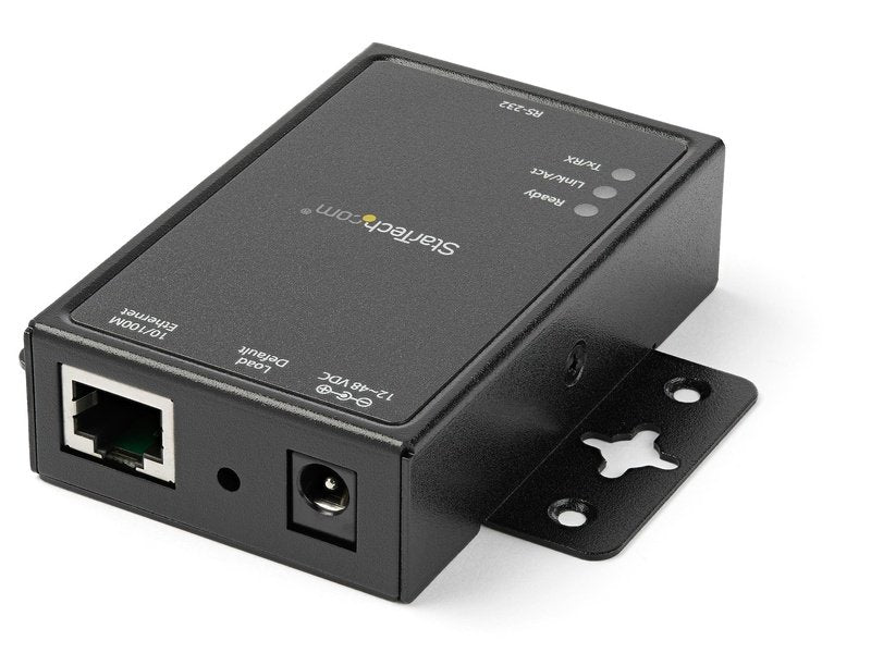 StarTech 1 Port RS232 To Ethernet IP Converter / Device Server Aluminum
