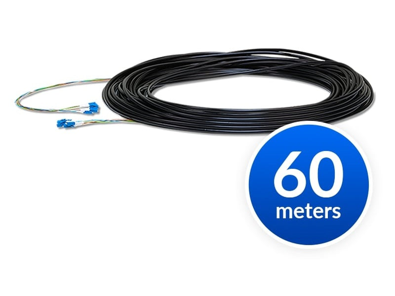 Ubiquiti Single-Mode Lightweight Fiber Cable 60m, Outdoor-Rated