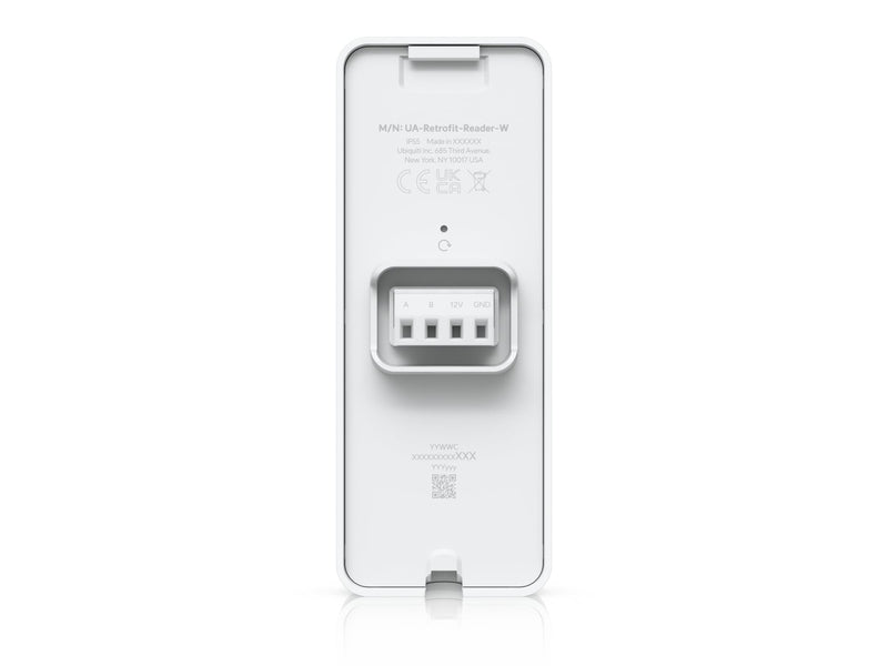 Ubiquiti Retrofit Reader UA-Retrofit-Reader-W , Indoor/Outdoor OSDP Reader,NFC Card,Touch Pass Support, For UniFi Retrofit Hub Existing Cabling