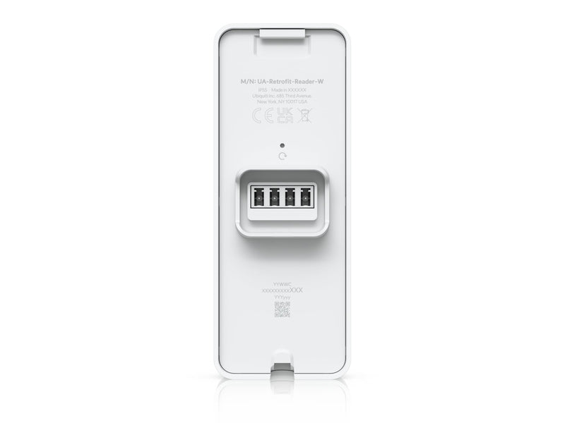 Ubiquiti Retrofit Reader UA-Retrofit-Reader-W , Indoor/Outdoor OSDP Reader,NFC Card,Touch Pass Support, For UniFi Retrofit Hub Existing Cabling