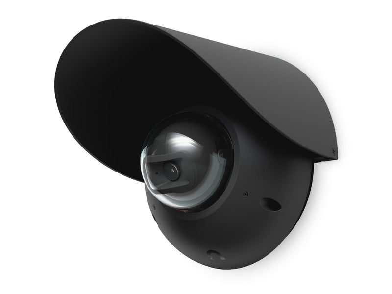 Ubiquiti G6 Dome Camera Weather Shield, Black, G6 Dome Camera Accessory, Optimal Image Quality, Protection Elements, Installed Outdoors, Wall, Pole.