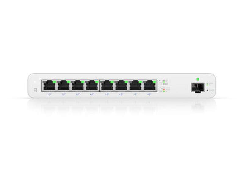 Ubiquiti UISP Router, Cloud Managed 8 GbE Port Router, 27V Passive PoE, 1x 1Gbps SFP, 110W PoE Availability