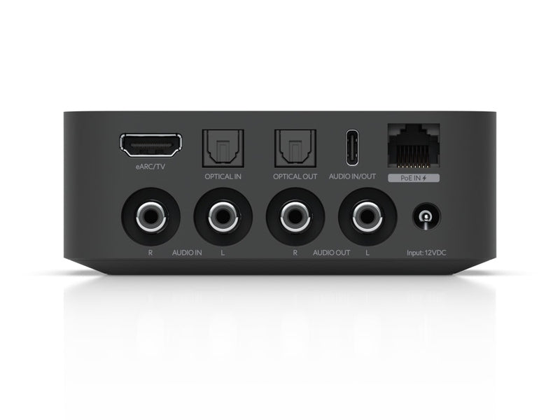 Ubiquiti PoE Audio Port,Black,Digital Audio Streamer,Ultra-Compact,Versatile Design,Intuitive Control System,Multi Music Streaming,Multi-zone Install.