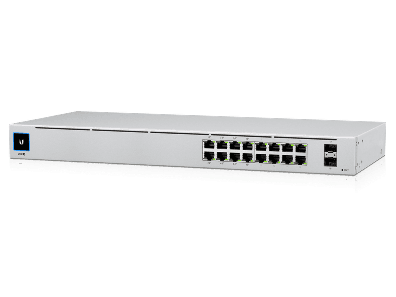 Ubiquiti UniFi 16 Ports Managed Gigabit Switch, PoE+