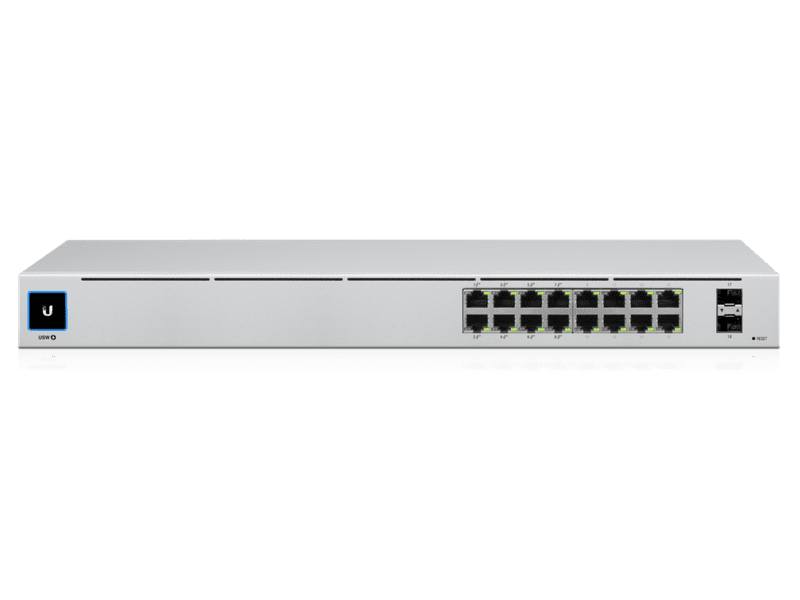 Ubiquiti UniFi 16 Ports Managed Gigabit Switch, PoE+
