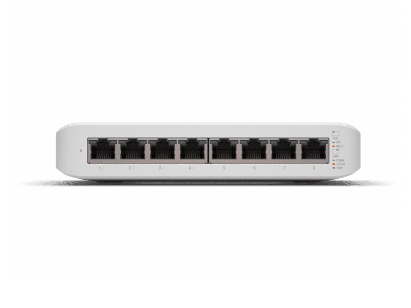 Ubiquiti UniFi Switch Lite 8 Port Gigabit Managed Switch, PoE+