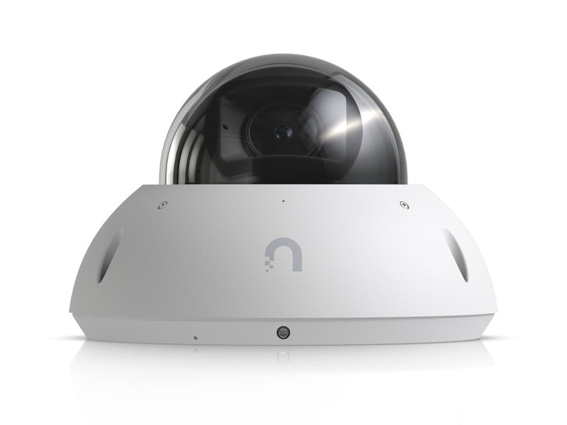 Ubiquiti G6 Pro Dome, White,All-Weather Vandal-Proof 4K PoE+, Multi-TOPS AI,2.36x Optic Zoom, 1/1.2" CMOS Sensor, IR Night VIsion