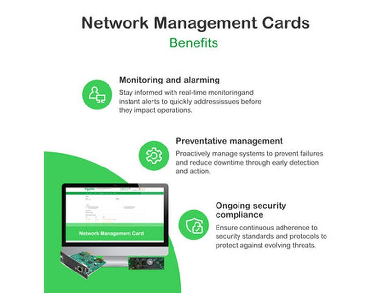 APC AP9640 UPS Network Management Card 3, Device monitoring and management, Network Management Cards, NMC3, secure remote UPS monitoring and management