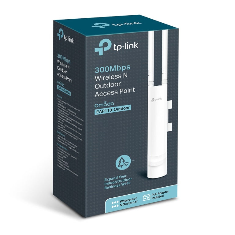 TP-Link Omada EAP110-Outdoor 300Mbps Wireless N Outdoor Access Point EAP110-Outdoor