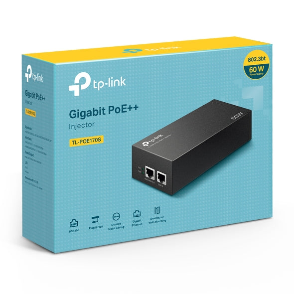 TP-Link TL-POE170S Omada PoE++ Injector POE170S
