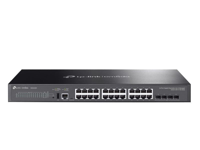 TP-Link SG5428X Omada 24-Port Gigabit Stackable Lite L3 Managed Switch