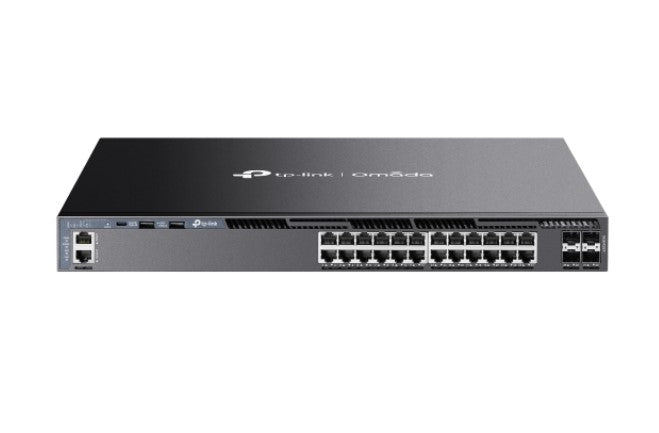 TP-Link SG6428X Omada 24-Port Gigabit Stackable L3 Managed Switch with 4 10GE SFP+ Slots