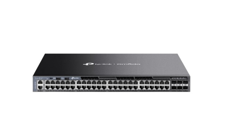TP-Link SG6654X Omada 48-Port Gigabit Stackable L3 Managed Switch with 6 10GE SFP+ Slots