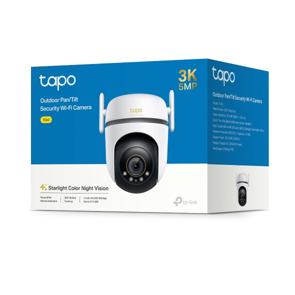 TP-Link TC43 Outdoor Pan/Tilt Security Wi-Fi Camera TC43