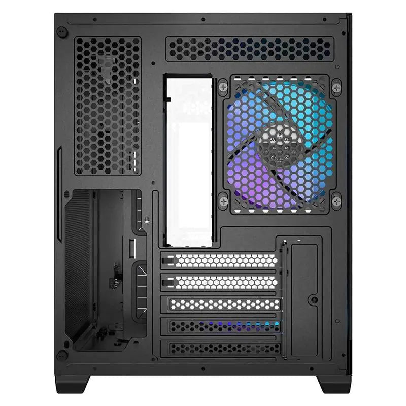 Okinos Mirage 4 TG ARGB Mini-Tower mATX Case - Black CAO-M4ARGB-BK