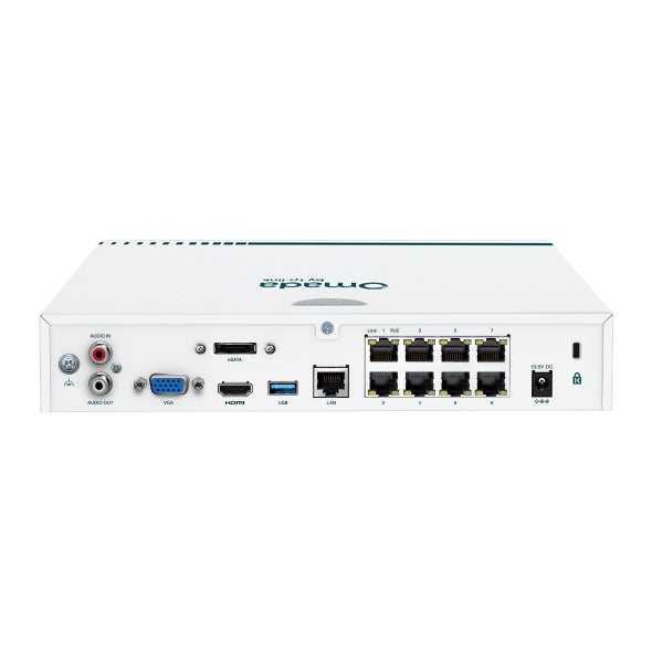 TP-Link Omada NVR16-8P-2T - Omada 8-Port PoE+ Network Video Recorder with 2TB HDD Omada NVR16-8P-2T