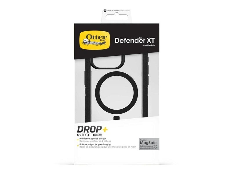 OtterBox Defender XT MagSafe Apple iPhone 15 Pro 6.1' Case Dark Side Clear / Black