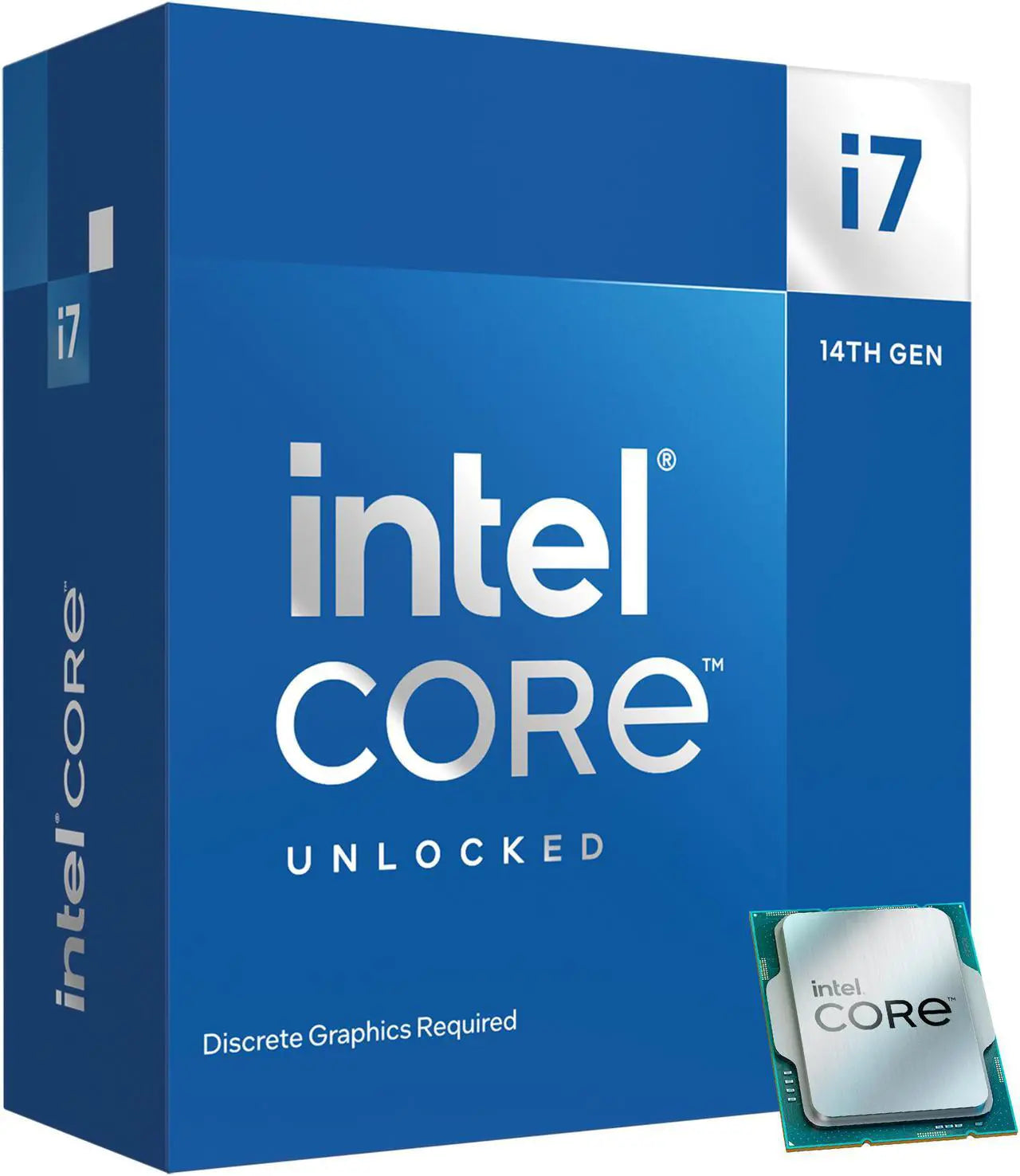 Intel i7 14700K CPU 4.3GHz 5.6GHz Turbo 14th Gen LGA1700 20-Cores 28-Threads 33MB 125W UHD Graphic 770 Unlocked Retail Raptor Lake no Fan