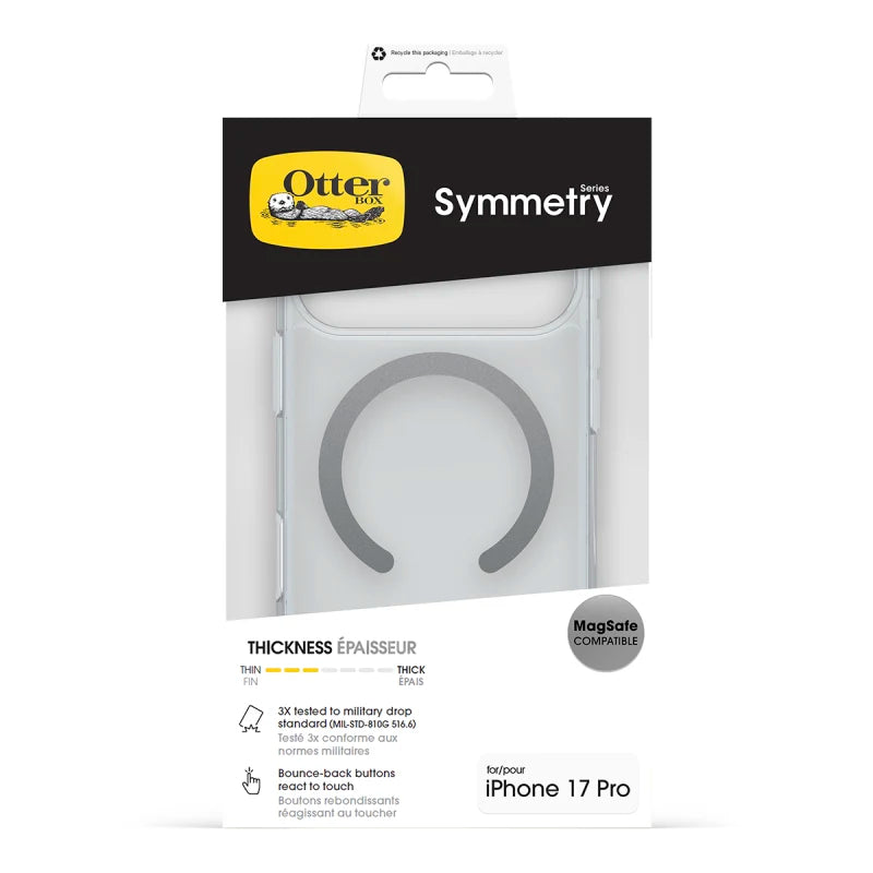 OtterBox Symmetry Clear MagSafe Apple iPhone 17 Pro 6.3' Case Clear
