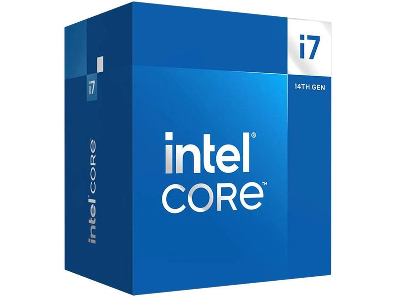 Intel i7 14700 CPU 4.2GHz 5.4GHz Turbo 14th Gen LGA1700 20-Cores 28-Threads 61MB 65W UHD Graphics 770 Retail Raptor Lake with Fan