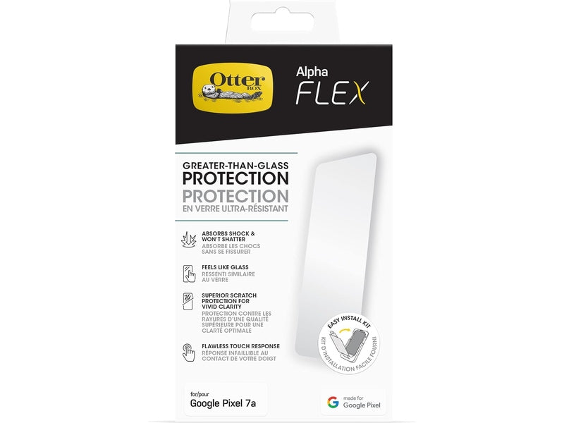OtterBox Alpha Flex Google Pixel 7a 5G 6.1' Screen Protector Clear