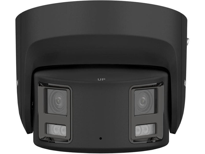 Hikvision ColorVu 2CD2387G2P-LSU-Sl 8MP Dual Lens Strobe Audio Turret,Black, 4mm,Mic, 3Yr
