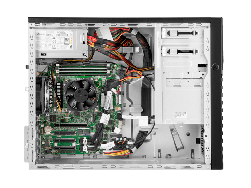 HPE ProLiant ML30 Gen11 E-2434 3.4GHz 4-Core 1P 1x32GB-U DDR5 VROC 4LFF 2x1TB HDD 1x500W PS Tower Server 3Y Onsite