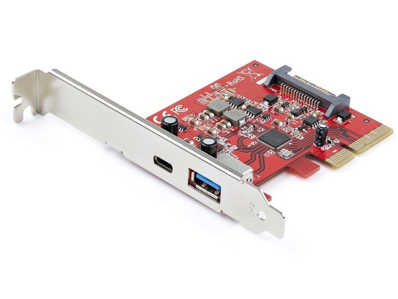 StarTech 2-Port 10Gbps USB-A & USB-C PCIe Card