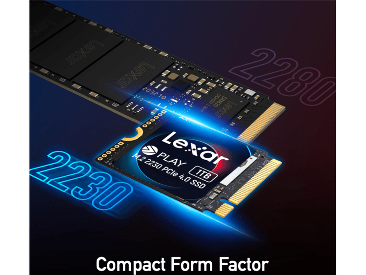 Lexar PLAY 2TB M.2 2230 PCIe 4.0 Internal SSD, up to 5200MB/s read, 4700MB/s write