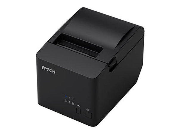 EPSON TM-T82IIIL Black Receipt Printer with a Built-In USB & Serial RS-232C Interface. Includes AC & USB Cable. Square Compatible